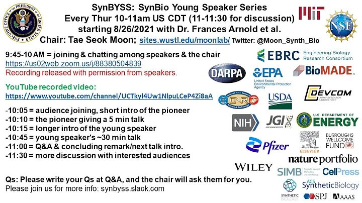 SynBYSS with Dr. David Rampulla, an NIH director &...
