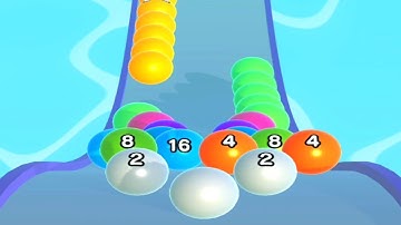 Ball Run 2048 | 2048k Gameplay Android, iOS levels 94-95