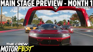 The Crew Motorfest - Season 7 Main Stage Preview, Rewards & Upcoming Live Summits (Month 1)