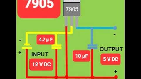 How to Use 7905 Voltage Regulator | Negative Voltage Regulator Tutorial