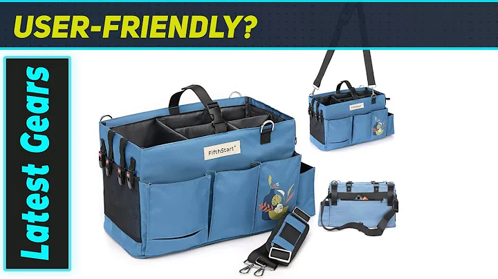 FifthStart Multiuse Organizer Bag X-Large – Best 9-Pocket Storage Bag with Mesh Base