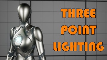 How To Set Up Three Point Lighting In Unreal Engine | Professional Lighting For Photo & Video