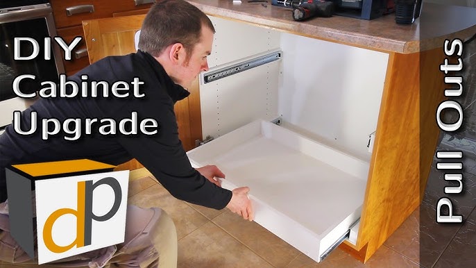 Kitchen Cabinet Storage Solutions: DIY Pull Out Shelves