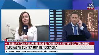 Victoria Villaruel: "Carlotto con esa cara de abuelita buena ha justificado el terrorismo"