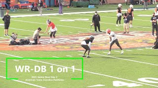 2021 Senior Bowl Coverage: Day 2 - WR-vs-DB - American Team (Carolina Panthers)