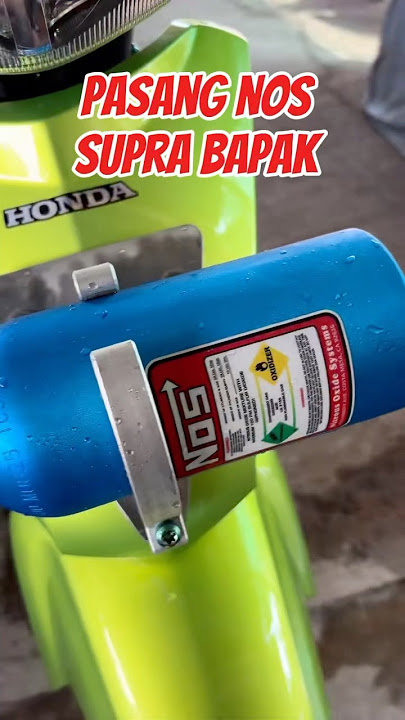 SUPRA WAVE 125 DIPASANGI NOS OLEH MELANIK THAILAND #supra #wave #nos