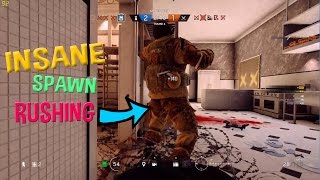 SPAWN RUSHING + RAGE | EPIC Rainbow Six Siege MOMENTS