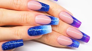 ♡ How to: Gelnails with Colored French Tips