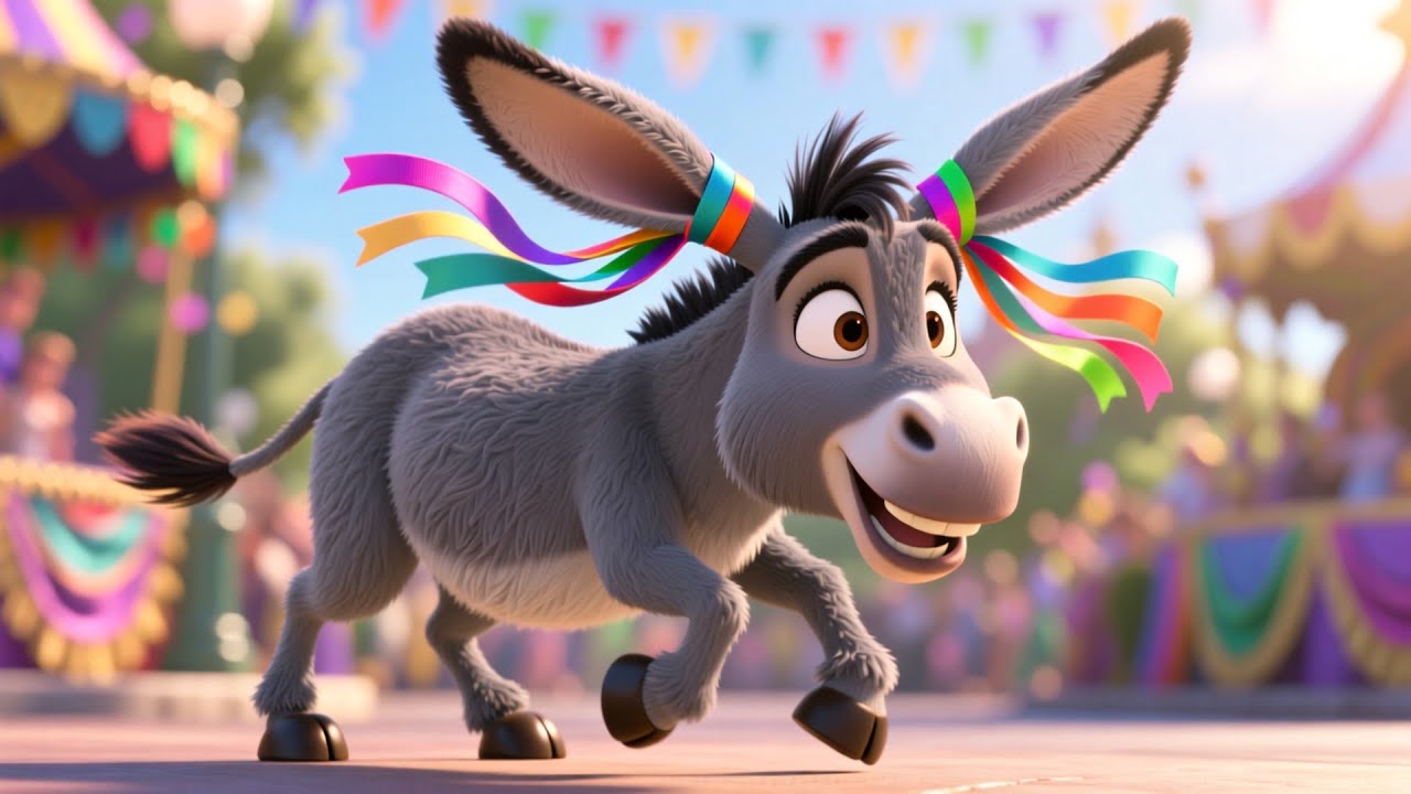 The Dancing Donkey Parade 🐴🎉 | Fun Kids Story | Learning & Adventure for Children