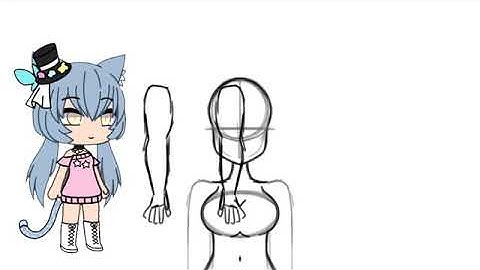 WIP // drawing parts to tween for Hatsumi rou fake collab :3