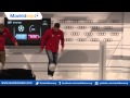 Cristiano ronaldo juggling the ball on his foot at the audi energy competition