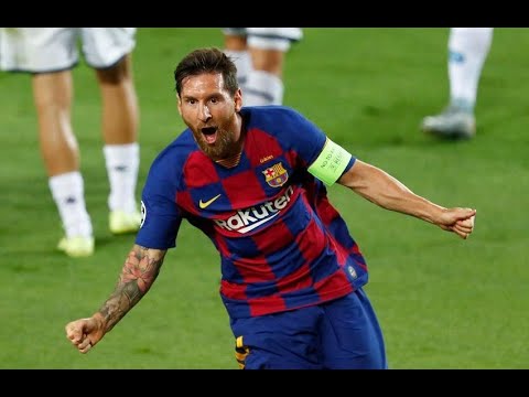 ملخص مباراه برشلونه و نابولي   وهدف ميسي الرائع