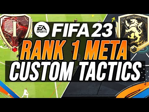 BEST META RANK 1 CUSTOM TACTICS & FORMATIONS (& Full Instructions POST PATCH) - FIFA 23