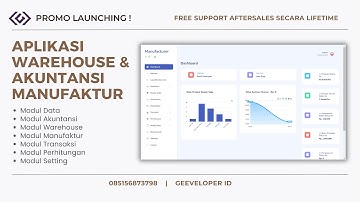 Aplikasi Warehouse dan Akuntansi Manufaktur Berbasis Web - Source Code
