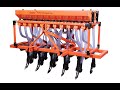 Khedut automatic seed drill multi crop seed drill rotorinclined base  seed cum fertilizer drill