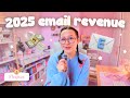 my 2025 email marketing results 📧💸 month-by-month sales breakdown + total revenue revealed!