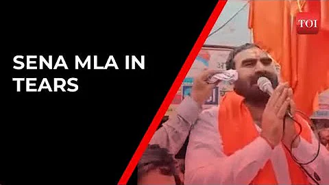 Shiv Sena MLA Santosh Bangar breaks down; appeals ...