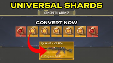 *Tips* HOW TO GET UNIVERSAL SHARDS IN COD MOBILE