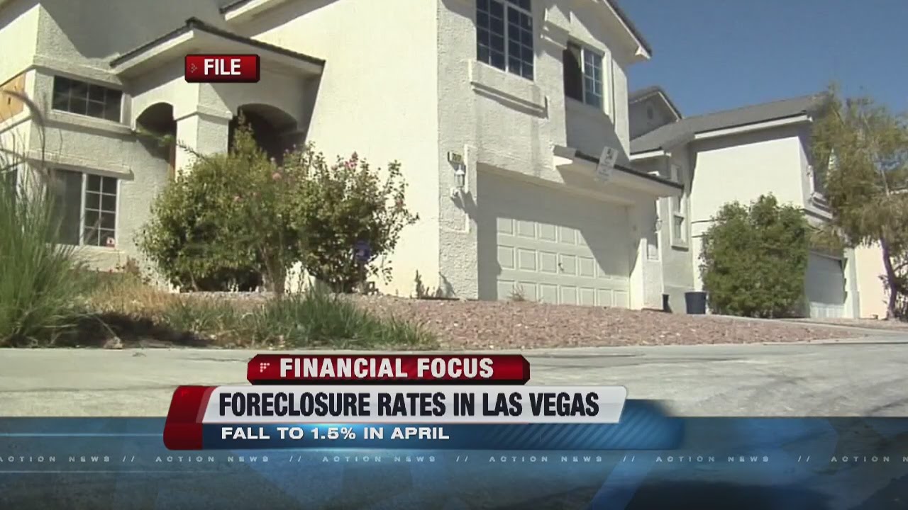 Foreclosure rates falling in Las Vegas YouTube