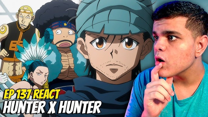 LEÓRIO AMASSOU O GING NA PORRADA! - React Hunter X Hunter EP 140