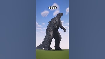 Minecraft Godzilla 64 bits 32 bits 16 bits 8 bits 4 bits 2 bits 1 bits