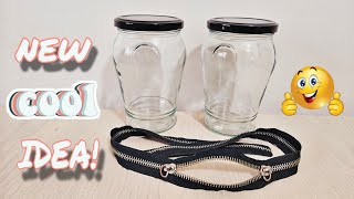 DIY - Check Out the Amazing Transformation of Ordinary Glass Jars! 👍