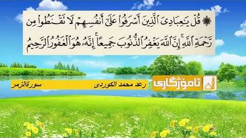 رعد الكردي تلاوة خاشعة من أواخر سورة الزمر