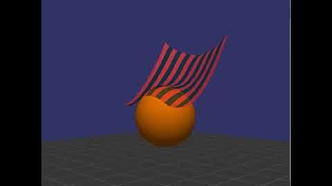 Cloth Simulation in OpenGL