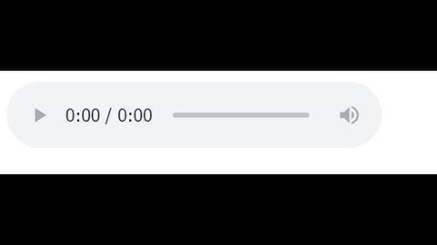 ทำความรู้จัก การเล่นไฟล์เสียง mp3 ด้วย HTML