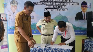 Launching dan Sosialisasi Aplikasi LA-CETE Kabupaten Lahat (2023)