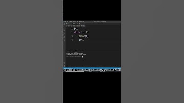 While loop in python||#Shorts