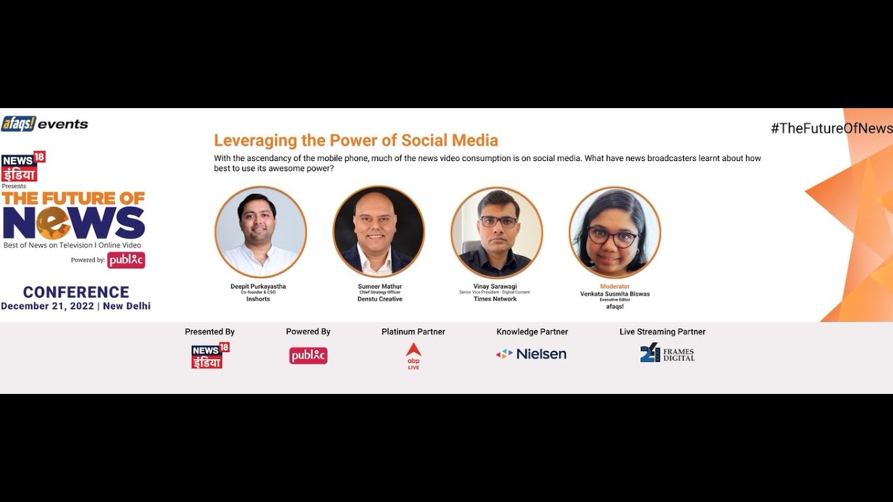 afaqs! The Future Of News | Leveraging the Power of Social Media - YouTube