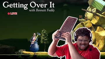 🔴getting over it | LOOP gaming  no fall challange 🔥