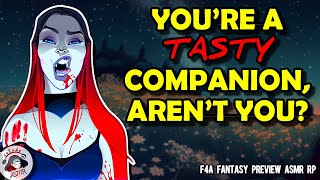 You're on a Secret Mission With a Thirsty Vampire Girl! 🩸 [F4A] [Vampire ASMR RP] [Preview]