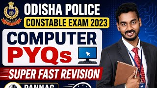 Odisha Police Constable Exam 2023 Computer PYQs | Most Repeated Questions | Super Fast Revision ⚡