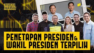 🔴[LIVE] Penetapan Presiden & Wakil Presiden Terpilih 2024 | Musyawarah