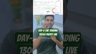 Strangle Strategy Day 2 | ₹13,000 Profit | Learn Live Trading Daily 💰📈 #OptionsTrading #shorts
