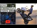 Epic freestyle moto dans les rues de dakar avec doro tmax  iamog productions