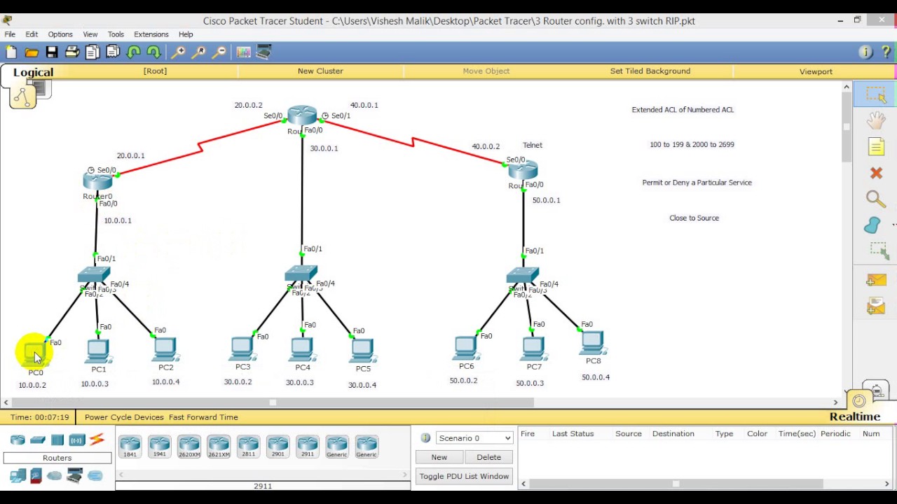 How To Configure ACL Extended ACL On CISCO Router Part 5 YouTube
