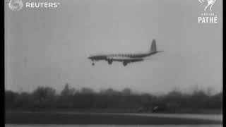 World's first commercial jet airliner makes record flight (1949)