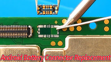 How to change android battery connector | Damaged Android Battery connector replacement Tutorial#23