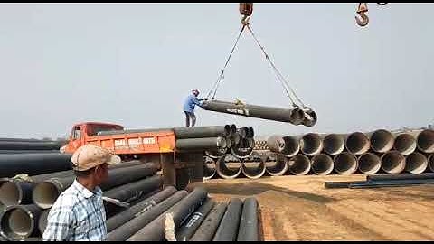 Loading Of Ductile Iron pipes
