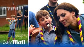 Funny Prince Louis steals the show during the Big Help Out