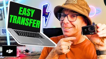 How to transfer files from your DJI Osmo Action 5 to a Mac