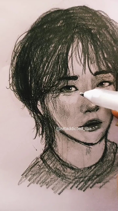 Beomgyu from TXT!!#art#artist#artistsonyoutube#fypシ#shortsfeed#sketching#txt#beomgyu#shortsyt