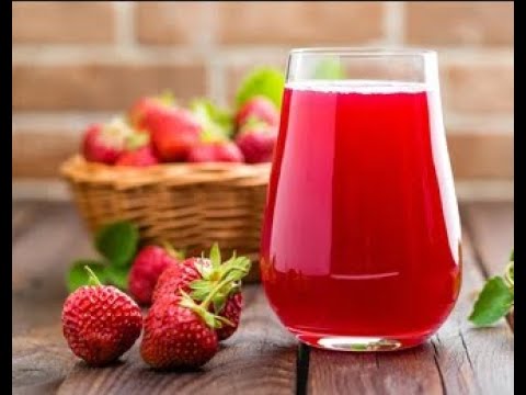 strawberry-juice---sugar-free-drink--summer-drink---refreshing-drink---diet-drink--1minute-recipe