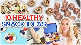 10 Healthy Snack Ideas!  Snack Hacks for Kids  *Snackspiration*