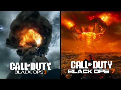 "Nuketown Zombies" Map Comparison | Call of Duty: Black Ops 2 Vs Black Ops 7 Zombies