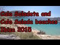 Cala Saladeta and cala salada beaches,  Ibiza 2015