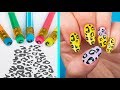 11 Weird Nail Hacks / Back To School Nails Using Only School Supplies!